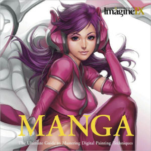 ImagineFX's book on manga with my marker tutorial inside.