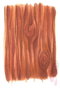 A tutorial on how to create a wood texture with markers.