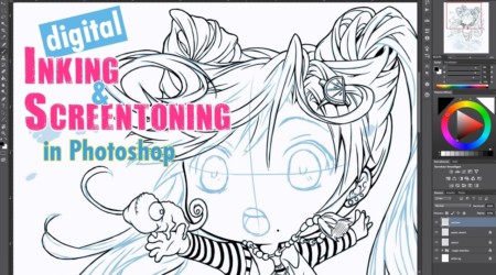 Digital Inking & Screentoning in Photoshop [part 1]