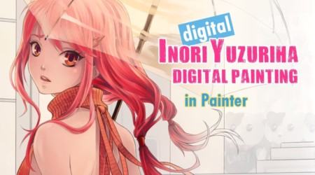 Inori Yuzuriha - Digital Painting in Painter